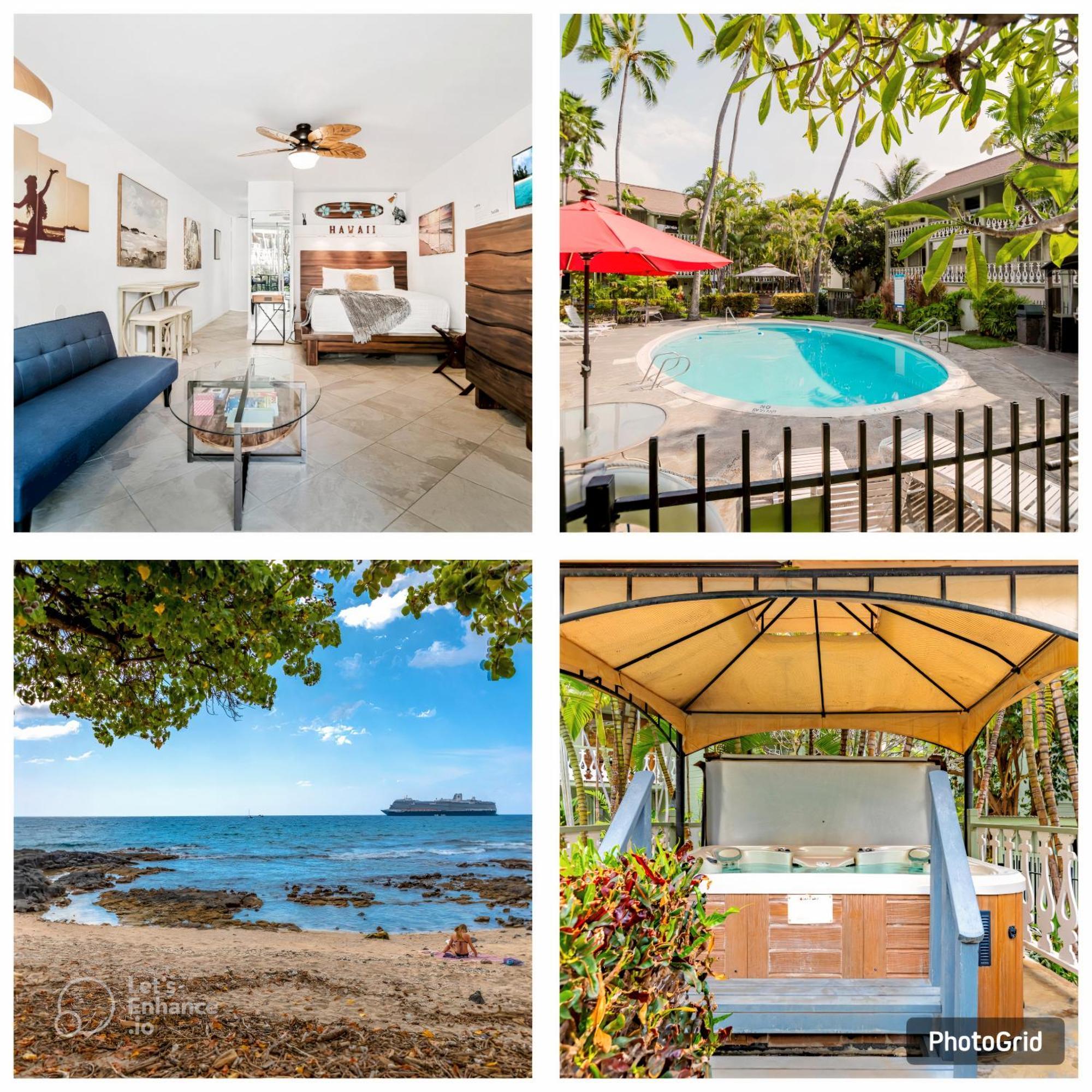 Downtown Hawaiian Paradise Condo With Hot Tub, Pool & Beach - Kona Islander Inn Καϊλούα-Κόνα Εξωτερικό φωτογραφία